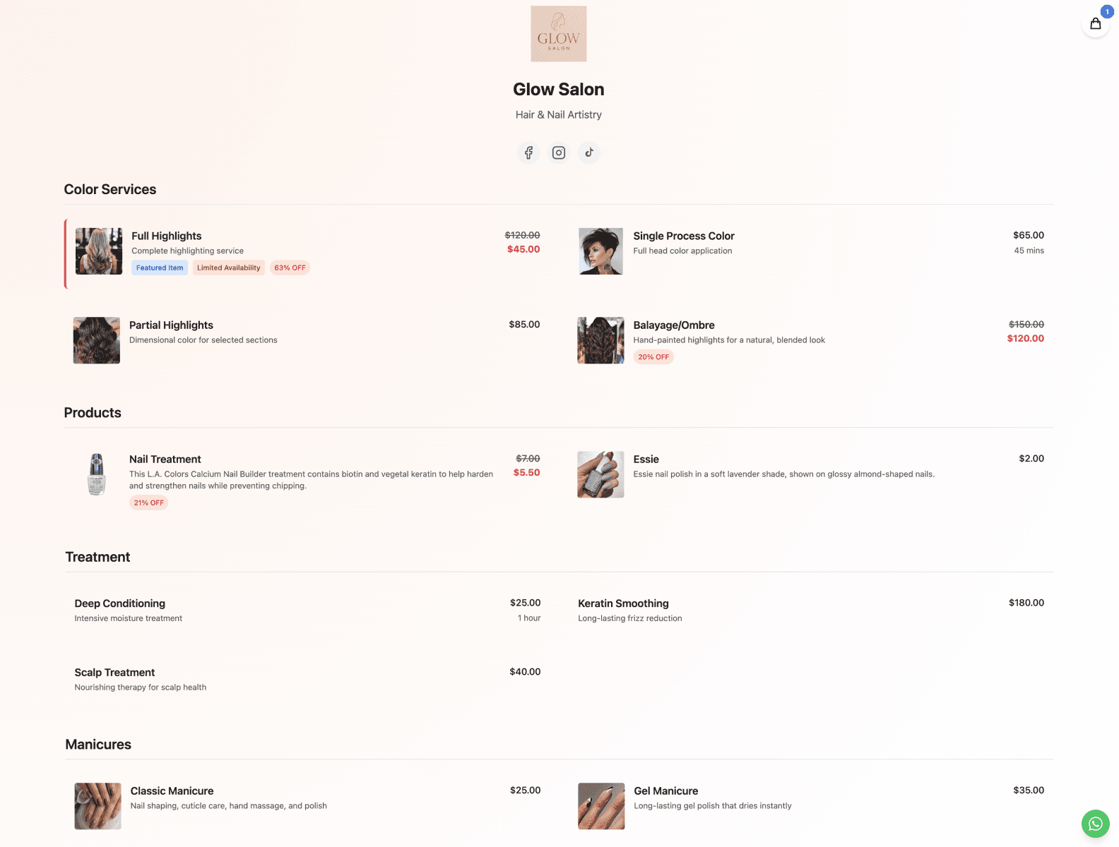 Service Packages Demo
